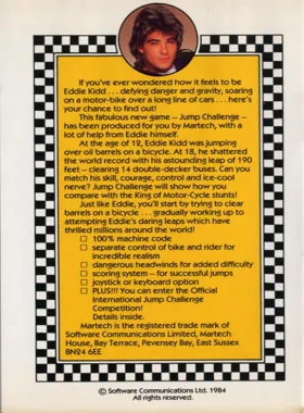 Eddie Kidd Jump Challenge (1984)(Martech-Software Communications Ltd.) box cover back